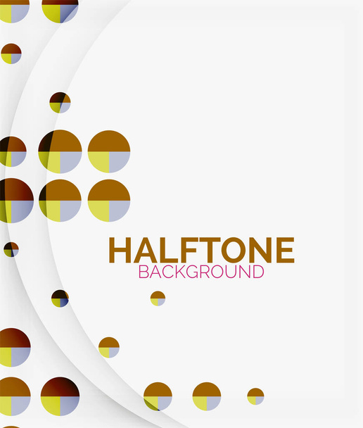 Halftone color texture background - Vector, Image