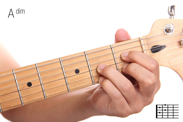 Adim tutorial acorde guitarra
 - Foto, Imagem