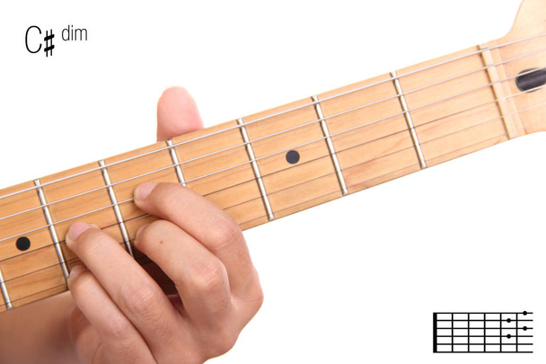 C # dim tutorial de acordes de guitarra
 - Foto, imagen