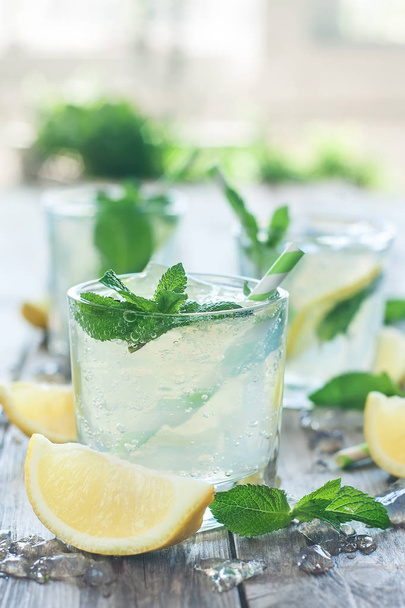Chilled mint lemonade - Photo, Image