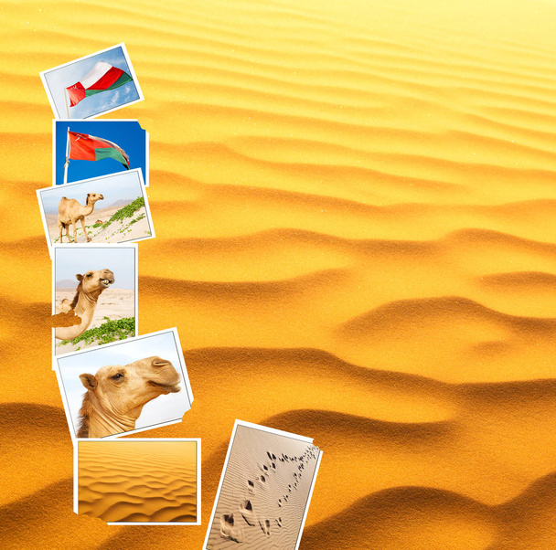   Oman w pustyni patchwork - Zdjęcie, obraz