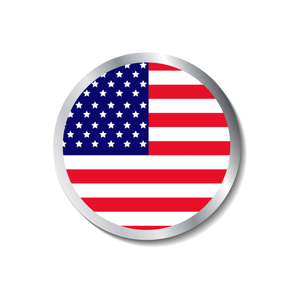 Stany Zjednoczone Ameryki odznaka - Wektor, obraz
