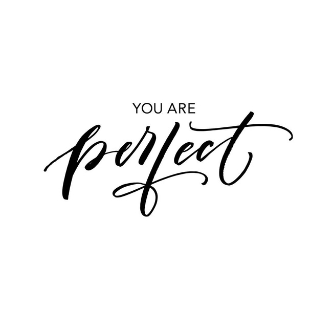 You are perfect card - Vector, Imagen