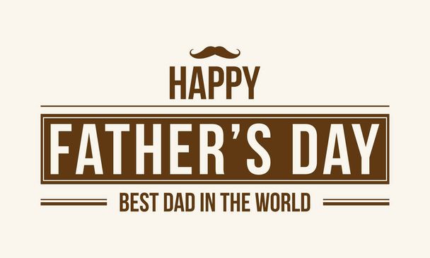 Collection card style father day - Vector, Imagen