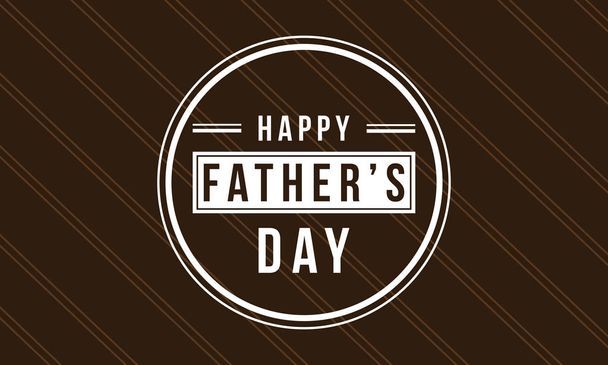 Happy father day style greeting card - Vektor, kép