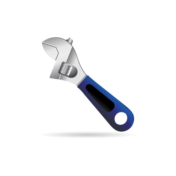 Adustable wrench icon - Vector, imagen