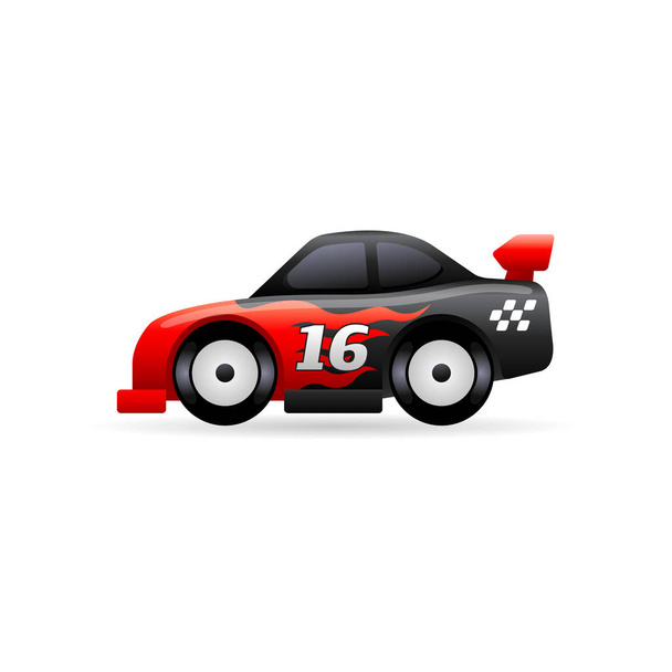 sport auto pictogram - Vector, afbeelding