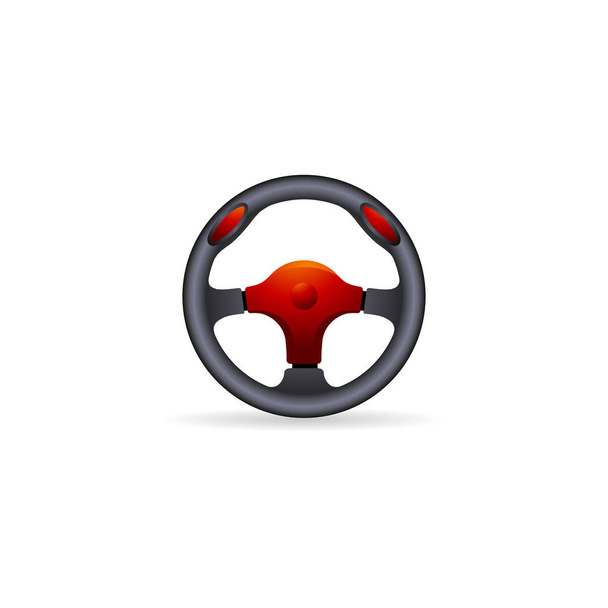 Икона "Рулевое колесо"  - Вектор,изображение