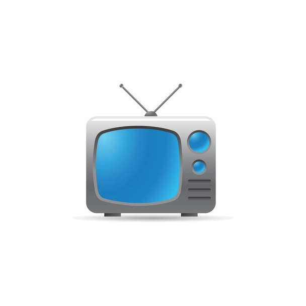 Icône de télévision en couleur
 - Vecteur, image