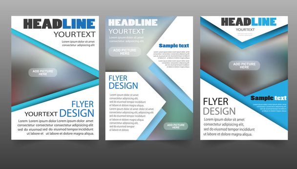 Set of Flyer design -  Vector business  Eps 10 - Vektori, kuva