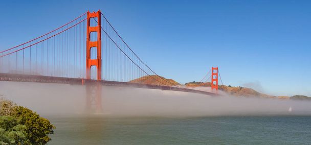 Krásná malebná Zlatá brána, San Francisco City, Kalifornie, Usa - Fotografie, Obrázek