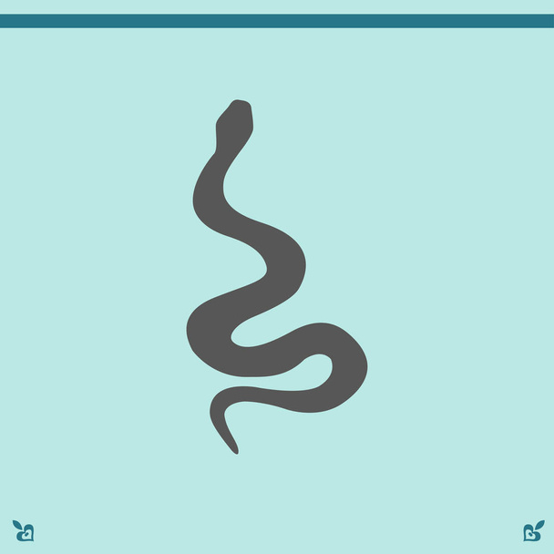 icona del serpente illustrazione
 - Vettoriali, immagini
