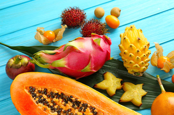 Juicy exotic fruits  - Photo, Image