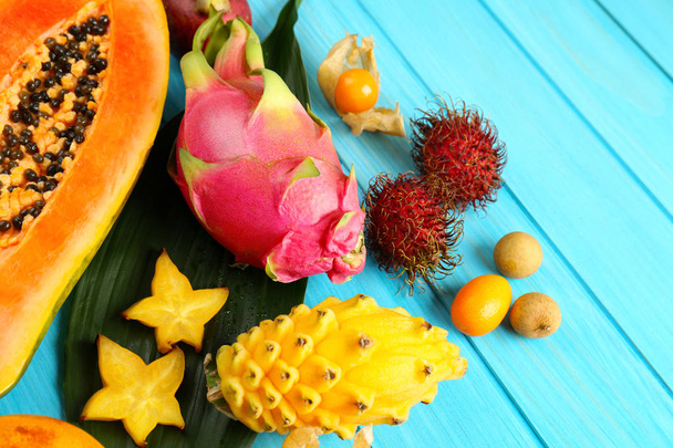 Juicy exotic fruits  - Foto, Imagen