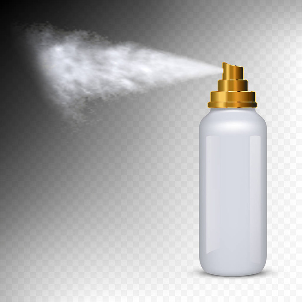 spray bottle while spraying - Vektor, Bild