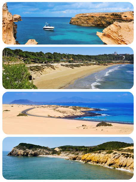 collage playas españolas
 - Foto, Imagen