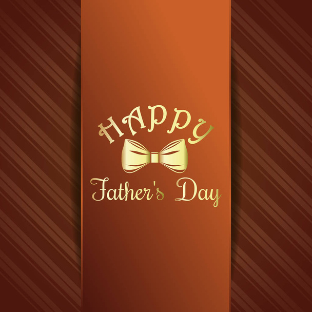 Greeting card for Fathers Day celebration - Vektör, Görsel