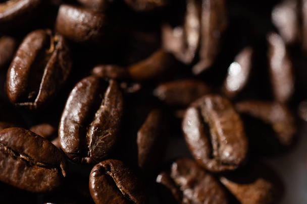 černá kávová zrna - Fotografie, Obrázek
