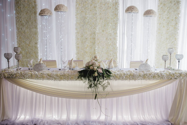 wedding decoration flowers wall - Photo, image