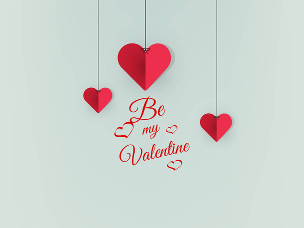 Be my Valentine card - Вектор,изображение