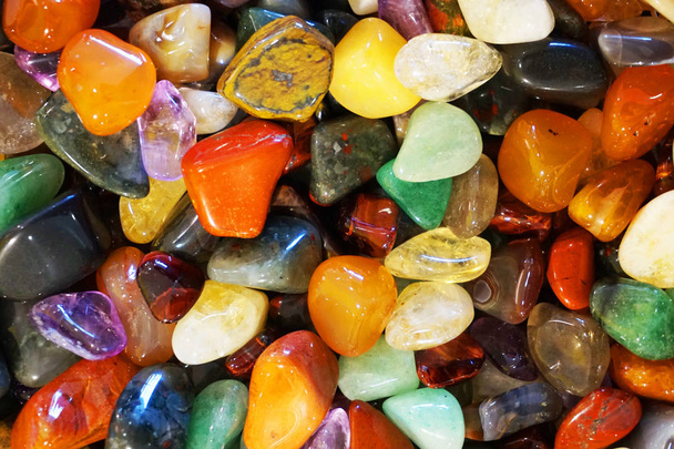 koloru kamienie mineralne kolekcji  - Zdjęcie, obraz