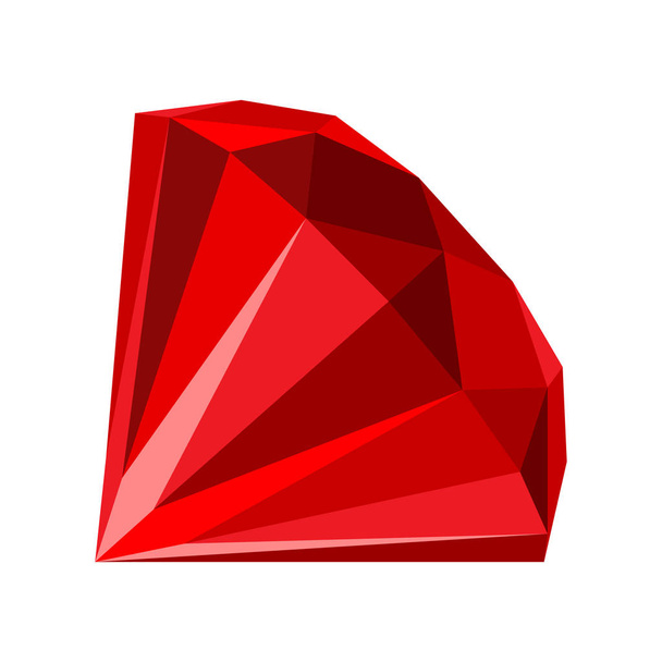 Diamant ronde vorm, met perspectief hoeken zichtbaar lijken scheef. - Vector, afbeelding