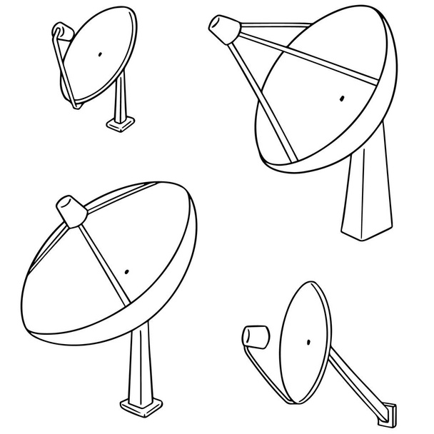 vector conjunto de antena parabólica
 - Vector, imagen