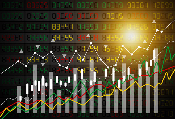 Векторна бізнес-концепція фонового дизайну фондового графа фондового ринку
 - Вектор, зображення
