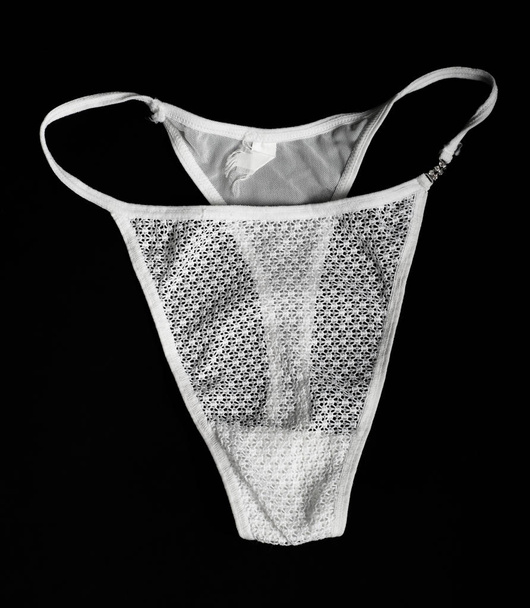 Witte thong onderbroeken - Foto, afbeelding