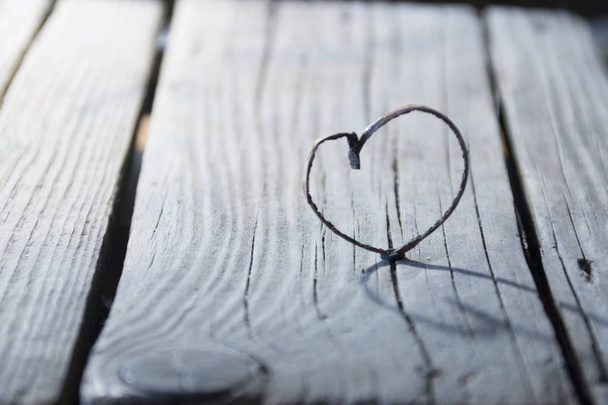 Corazón de San Valentín - tarjeta de amor o boda
 - Foto, imagen
