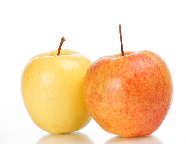 Two fresh apples - Фото, изображение