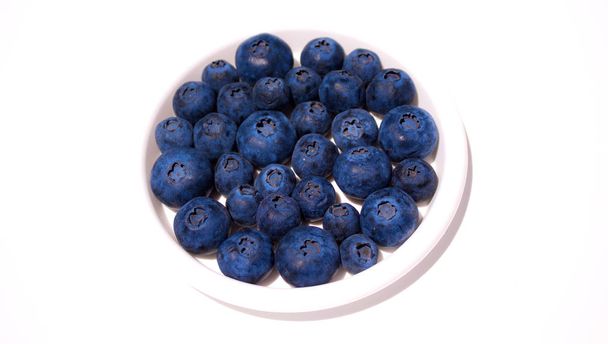 Blueberry on white background. - Photo, Image