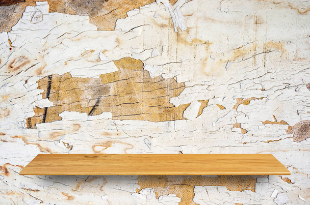 wooden shelve for products  - Valokuva, kuva
