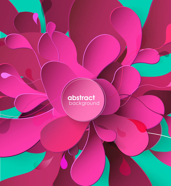 Abstract colored background with different shapes. - Vector, Image