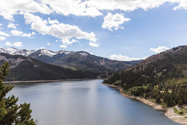Large Reservoir in Montana - Photo, Image