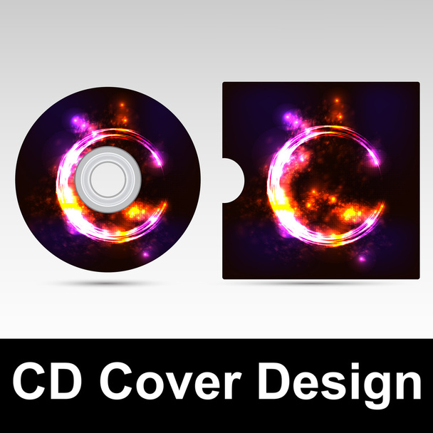 CD Cover Design - Vektor, kép