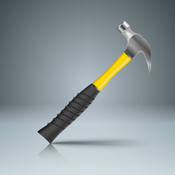 Recovery and repair hammer. Business infographics. - Vetor, Imagem