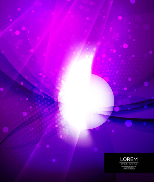 Shiny glittering abstract background - Vector, Image