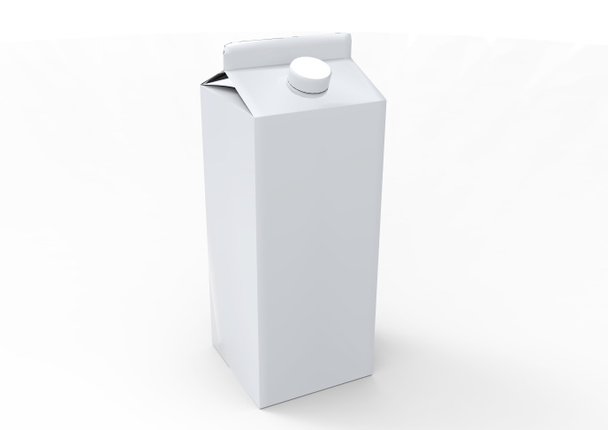 Γάλα κουτί 3d   - Φωτογραφία, εικόνα