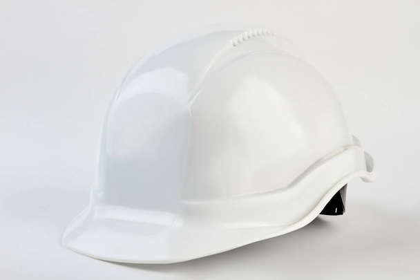 White safety helmet for foreman. - Photo, Image
