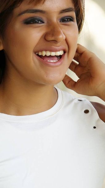 Laughing Young Girl Teenager - Foto, Imagen