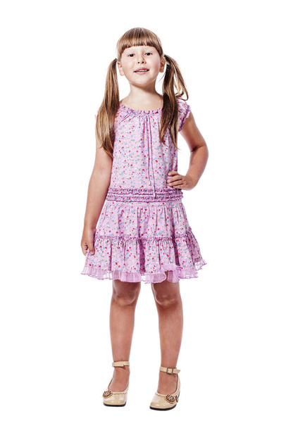 standing little girl - Foto, afbeelding