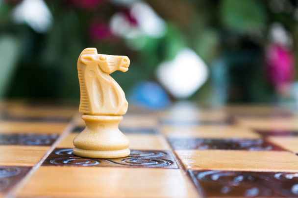 Fényképezett egy sakktábla sakk - Fotó, kép