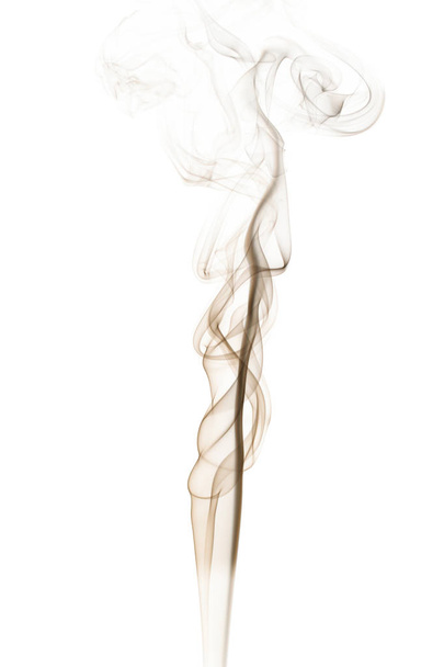 Smoke on a white background - Valokuva, kuva