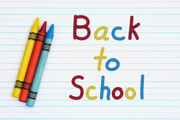 Back to School message - Photo, Image