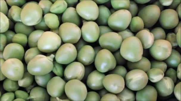 Texture of peas in the kitchen - Footage, Video