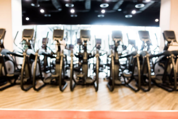 Abstract blur gym and fitness room interior - Photo, Image