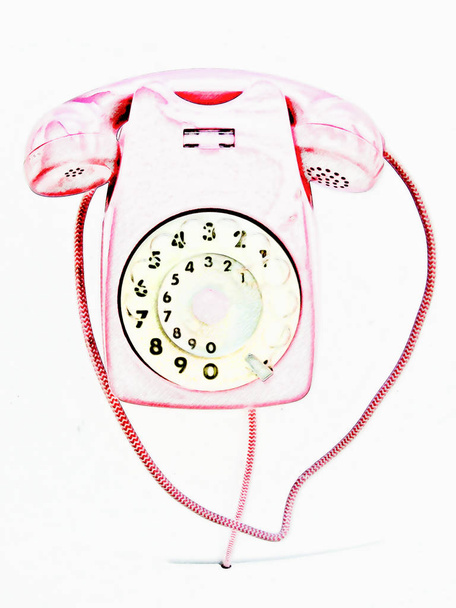 Рожевий ескіз телефон
 - Фото, зображення