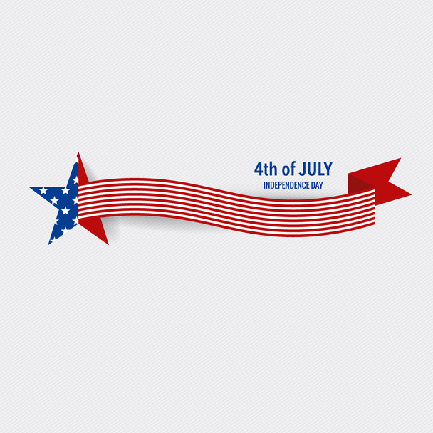 ευτυχής ημέρα ανεξαρτησίας κάρτα Ηνωμένες Πολιτείες της Αμερικής. αμερικανικό f - Διάνυσμα, εικόνα
