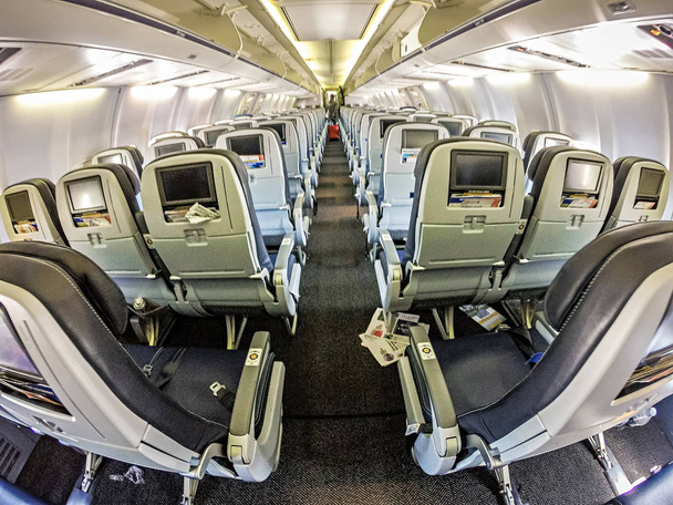 inside a commercial airline scenes - Photo, Image